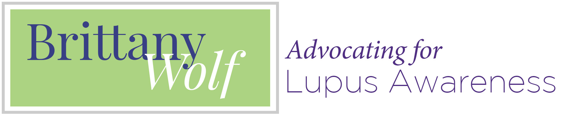 Brittany Wolf, Advocating for Lupus Awareness