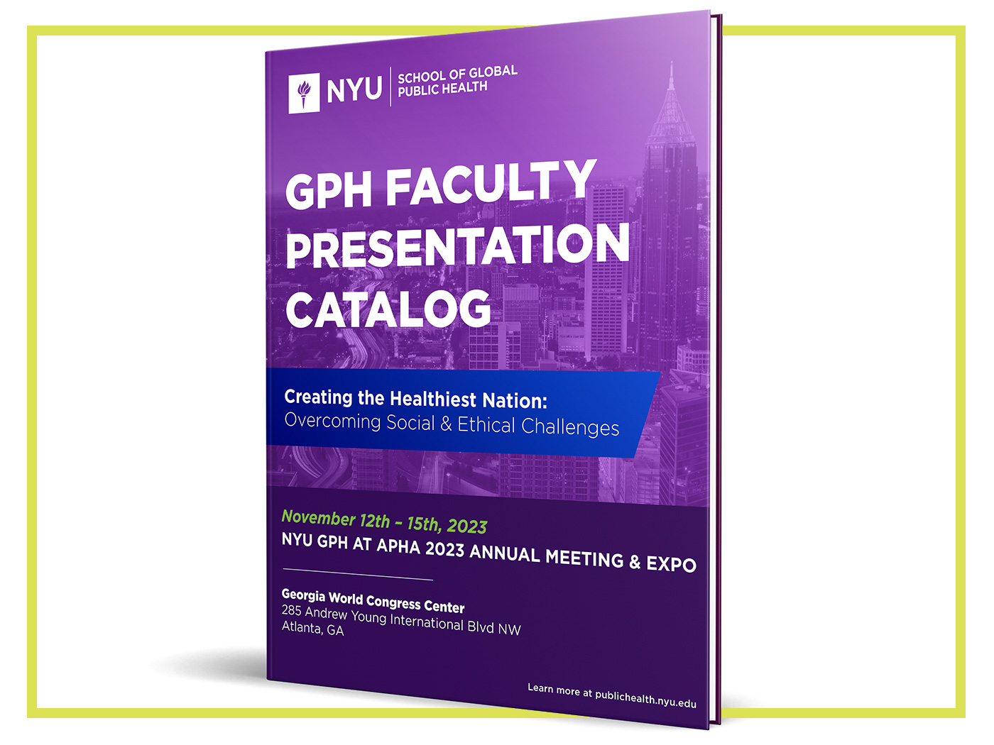 2023 APHA NYU GPH Faculty Presentation Catalog