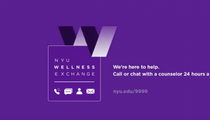 No problem is too big or too small for NYU Wellness Exchange