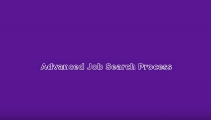 Advanced Job Search Process