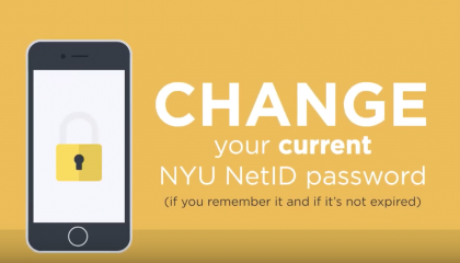 Changing Your Current NYU NetID Password