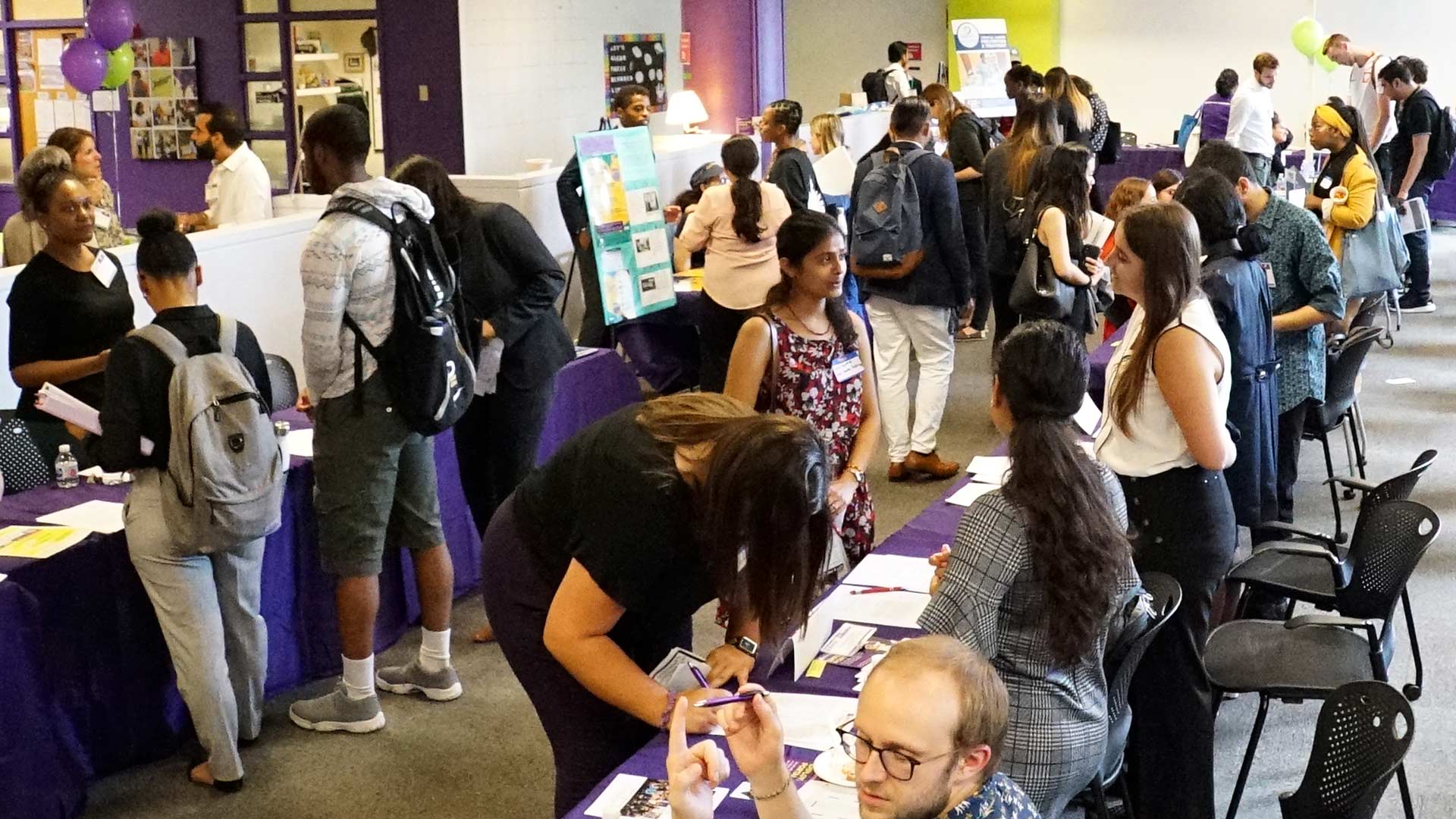 Students at the 2019 Research Expo