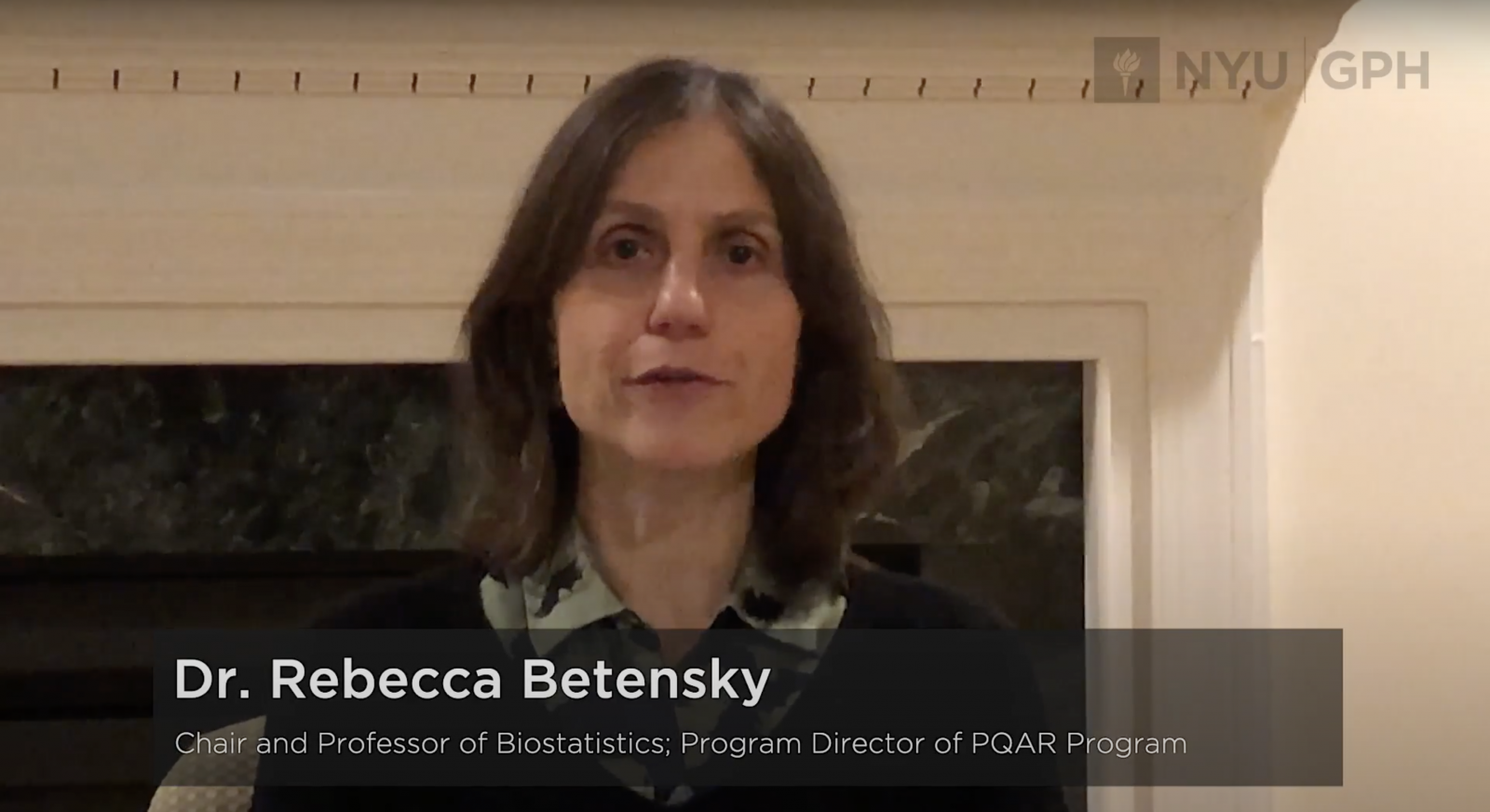 Dr. Rebecca Betensky, Chair and Professor of Biostatistics