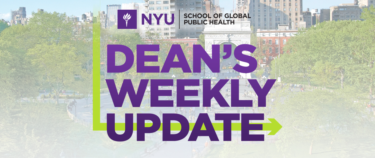 Dean's Weekly Update