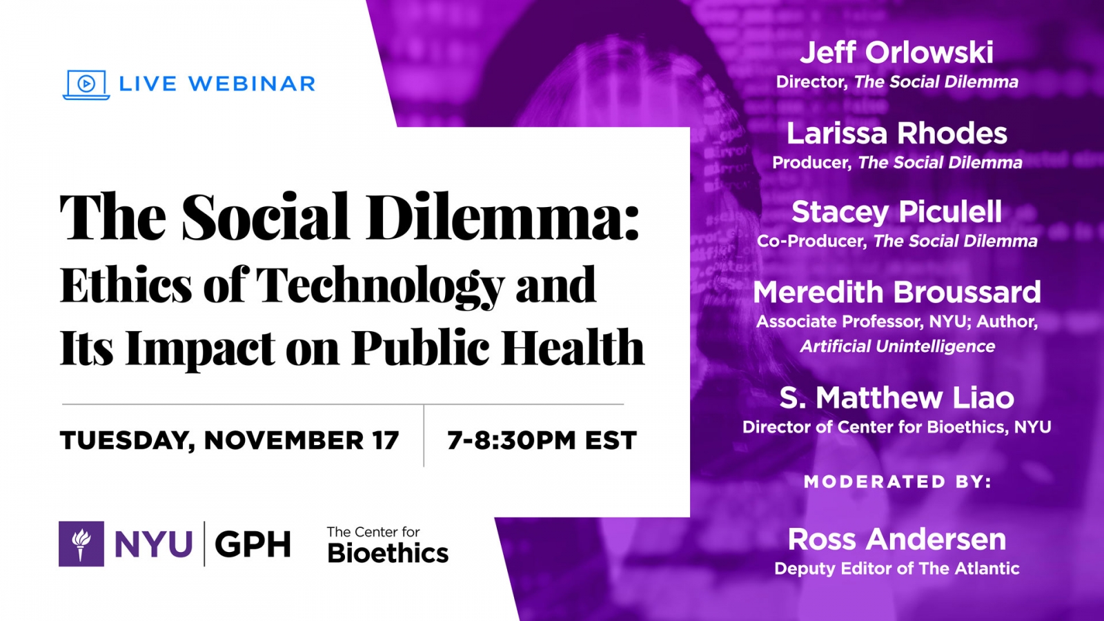 The Social Dilemma: Ethics of Technology and Its Impact on Public Health