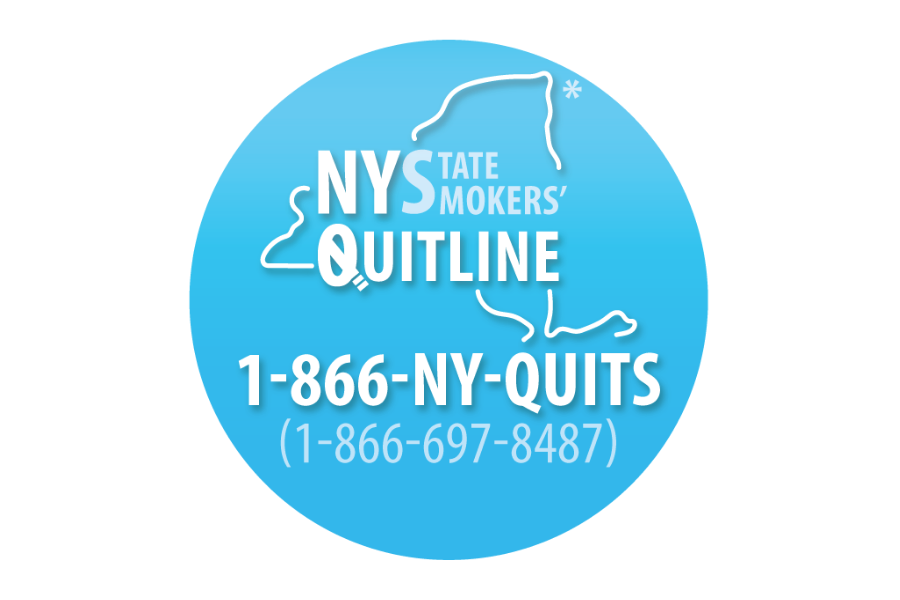 New York State Smokers Quitline logo