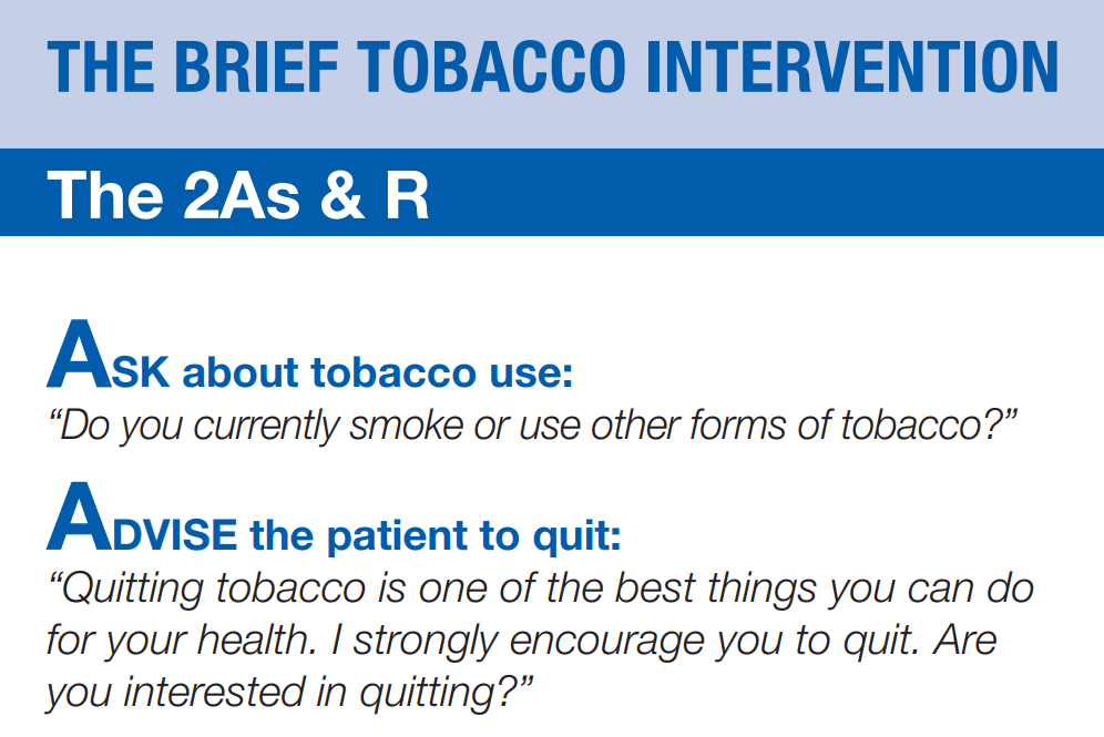 brief tobacco intervention 