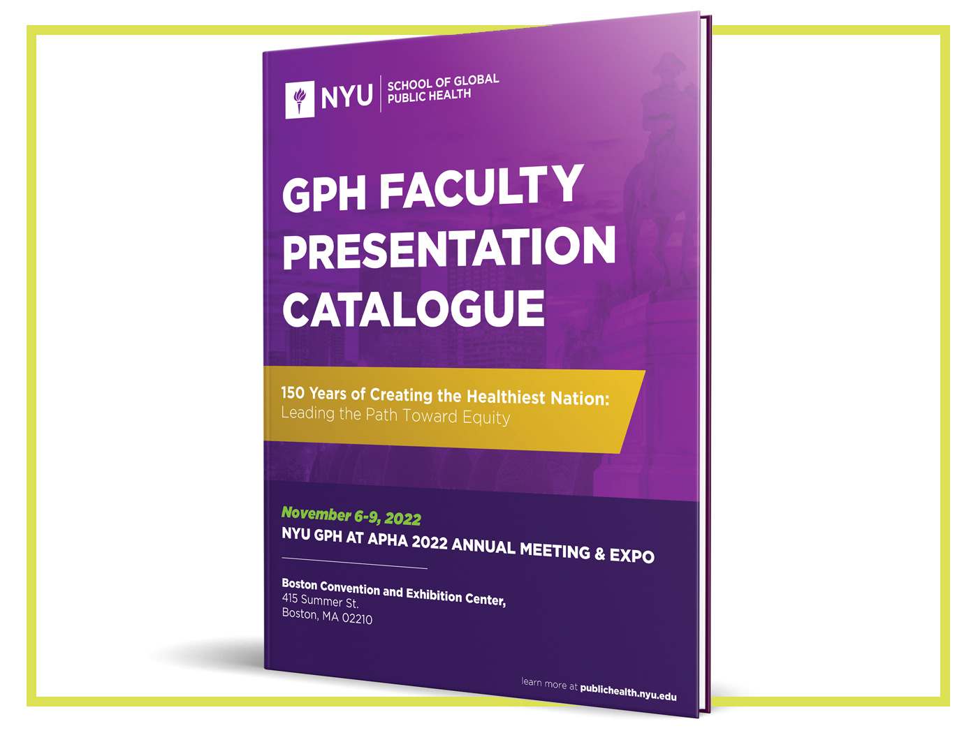 2022 APHA NYU GPH Faculty Presentation Catalogue