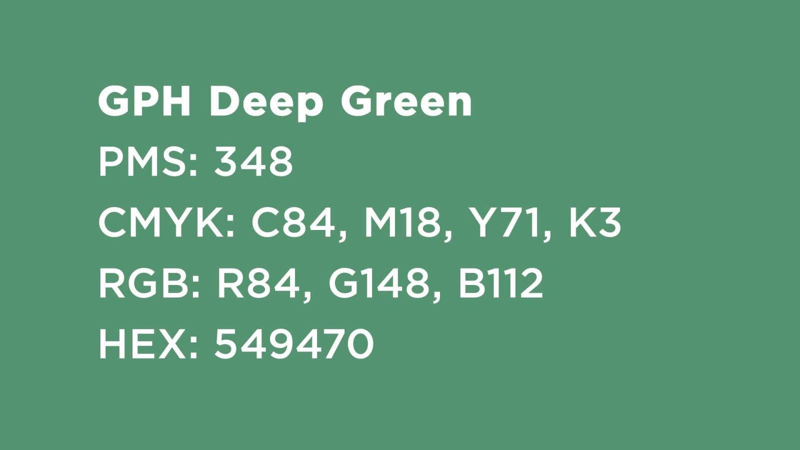 GPH Deep Green