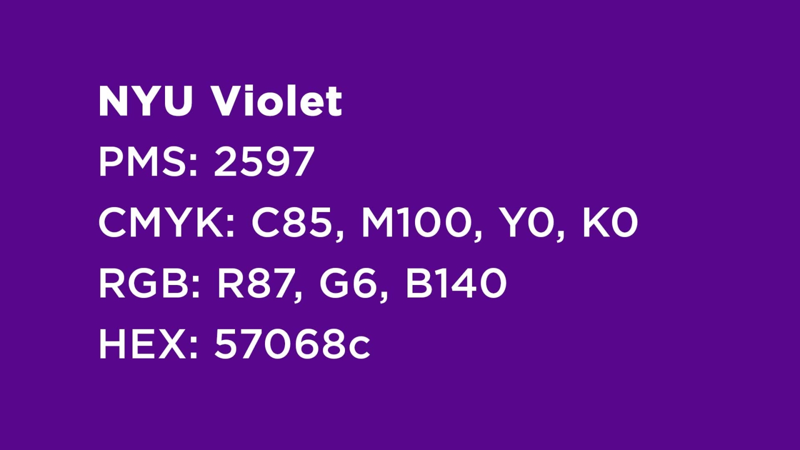 NYU Violet