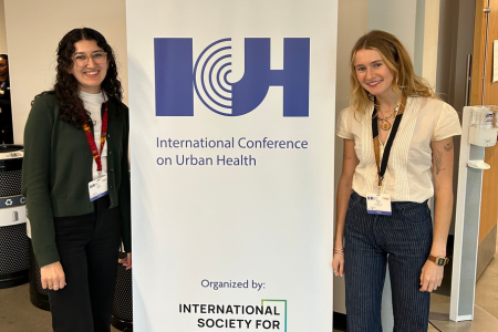 Marisa Guerrero and Liz Carr at ICUH