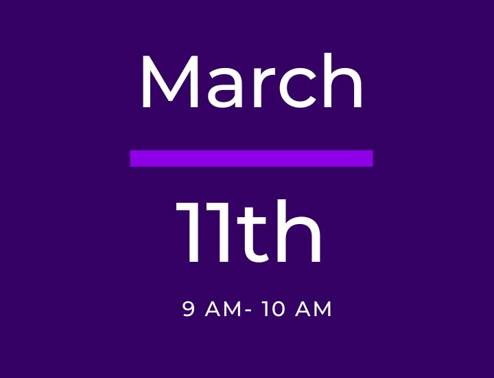 March 11, date placecard