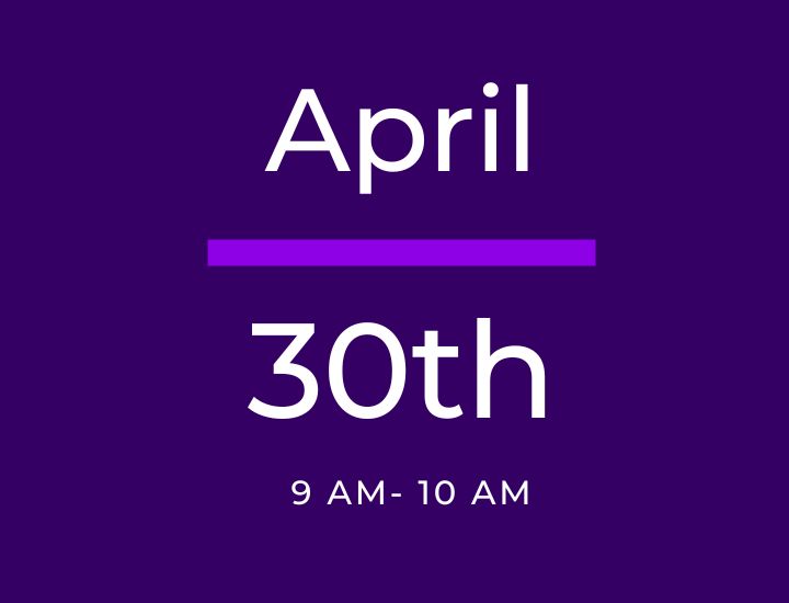 April 30, date placecard