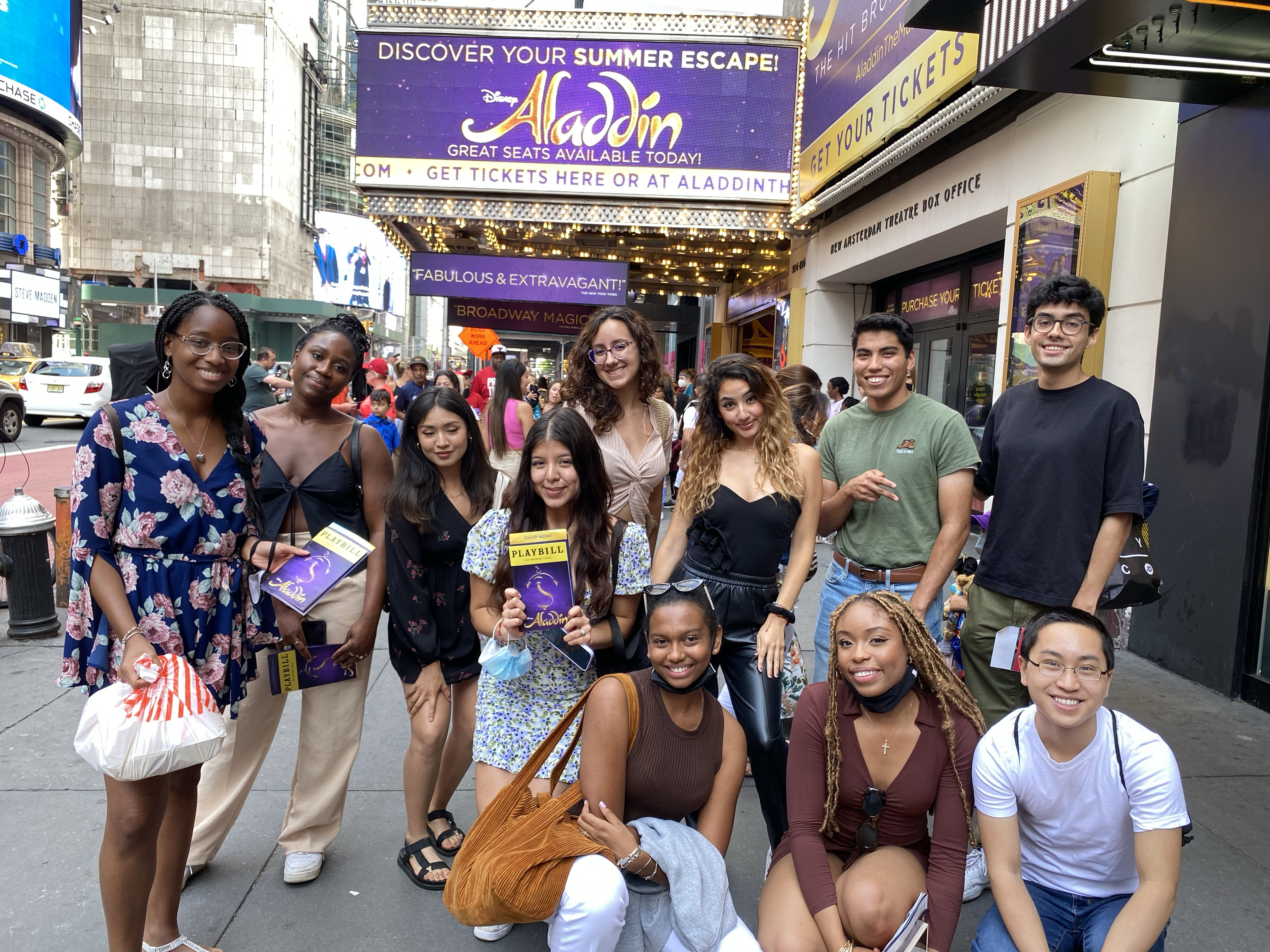 PQAR Students at play on Broadway