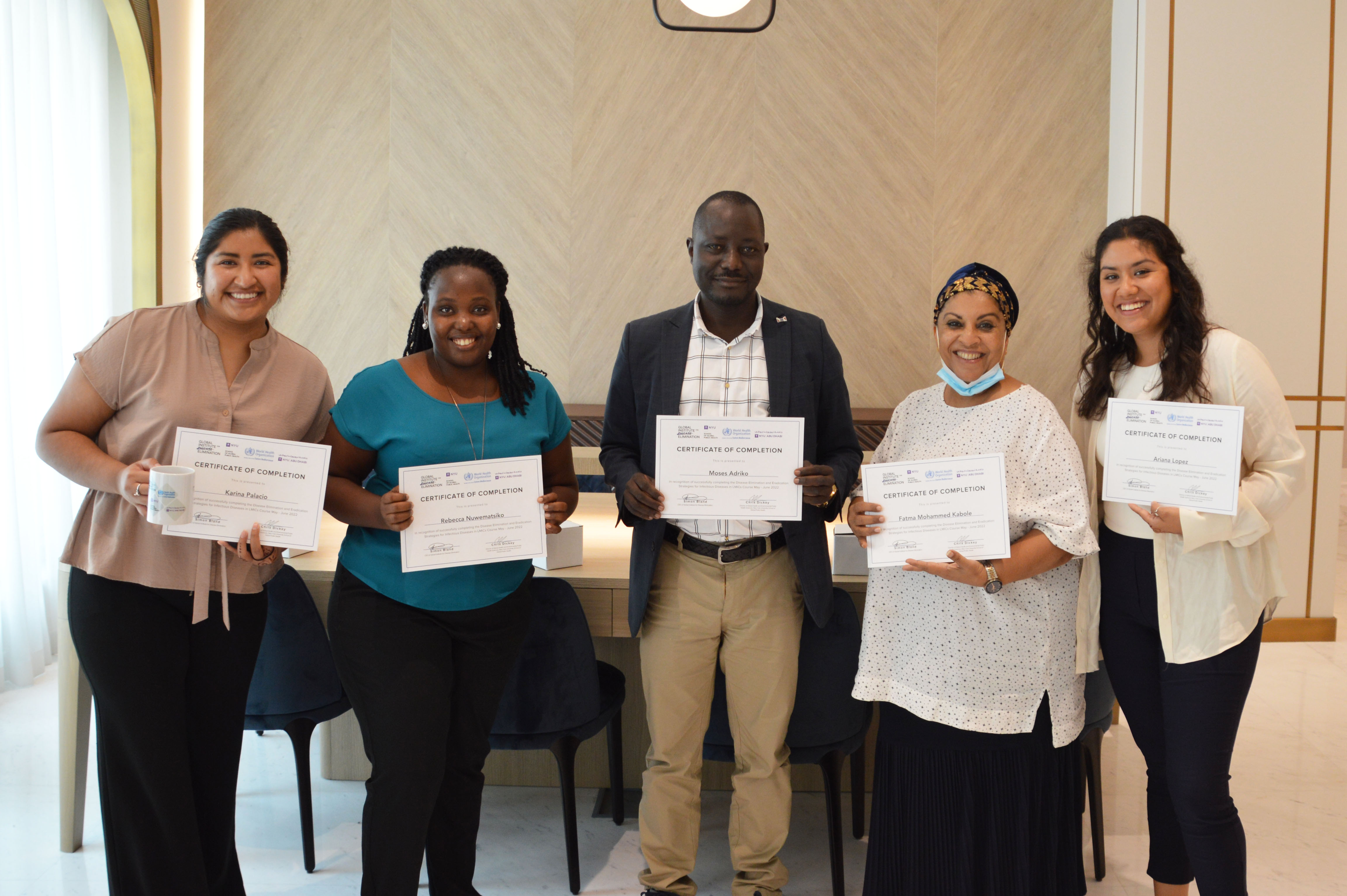 Disease Elimination and Eradication Strategies for Infectious Diseases in LMICs Course winning team