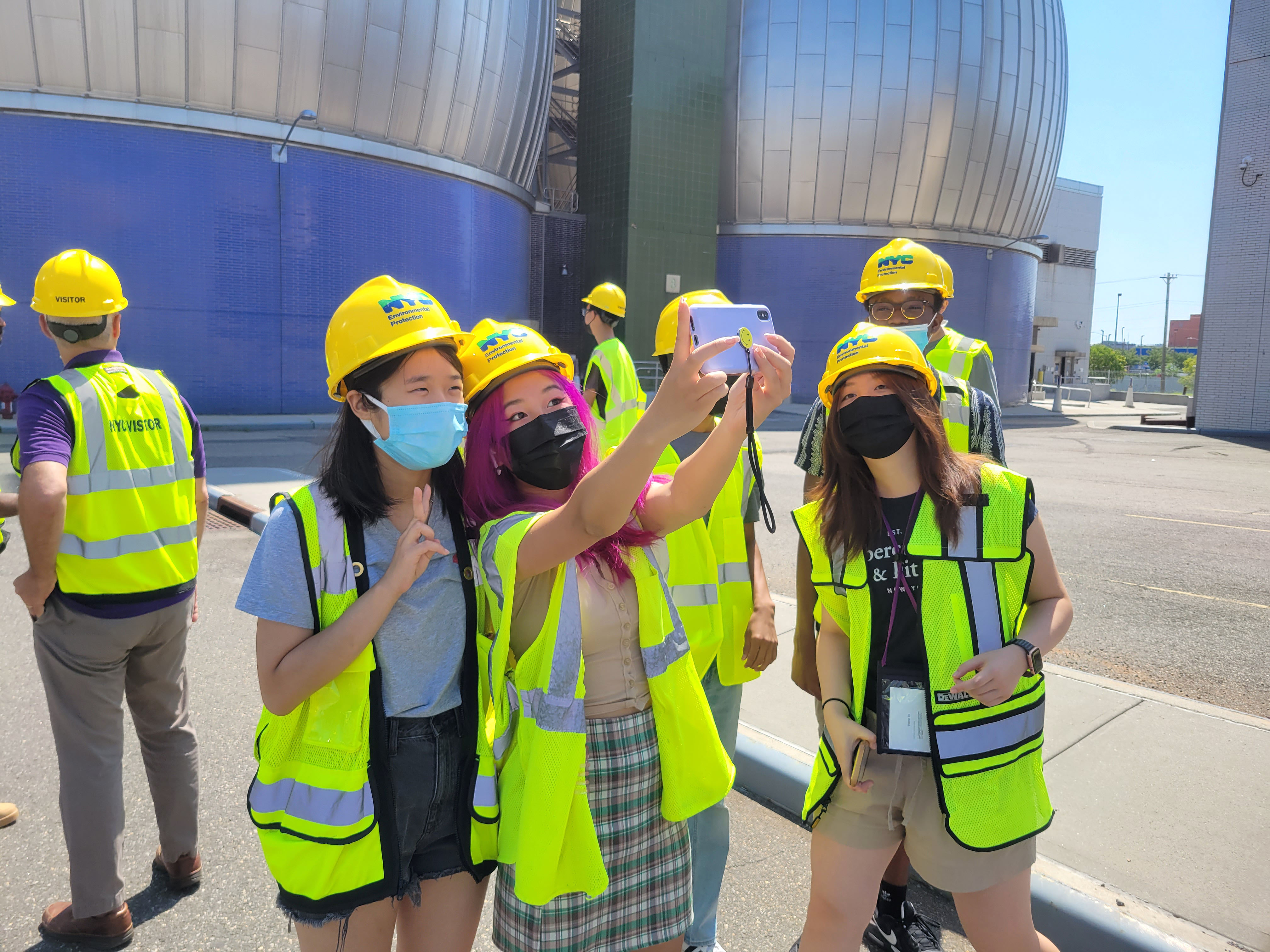 CCL Students at the Newtown Creek Wastewater Treatment Plan