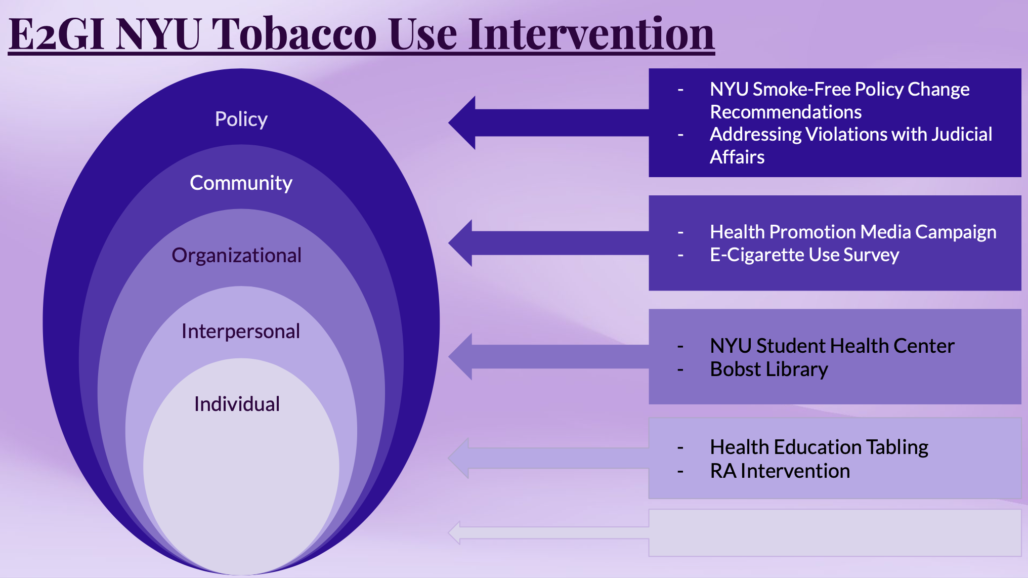 levels intervention