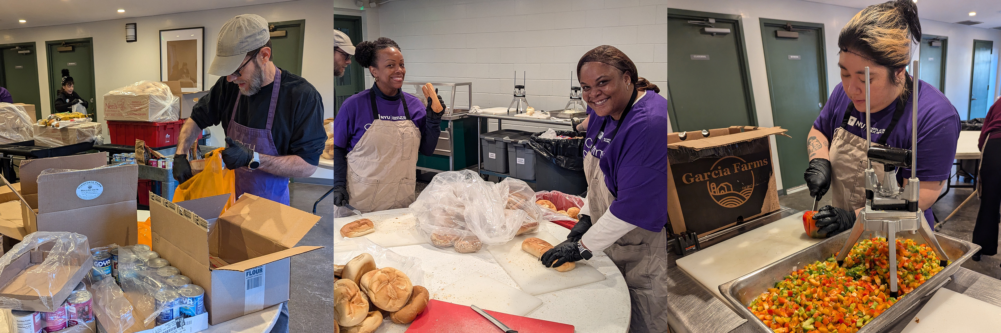 NYU GPH serving at Trinity Church