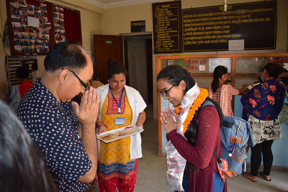 Welcome at FSB clinic by Executive Director Mr. Sanjaya Basnyat