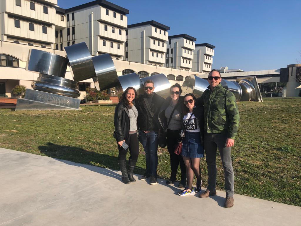 CCMPH students and Professor in Prato, Italy