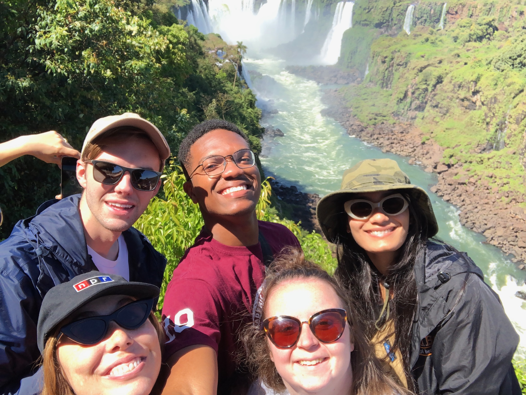 Cohort enjoying Iguazú Falls