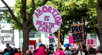 A sign that says Abortion is Healthcare