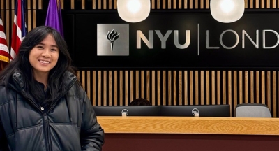 Emily Pangalila at NYU London