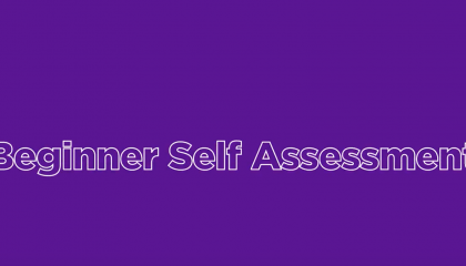 Beginner Self Assessment