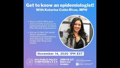 Get to know an epidemiologist!