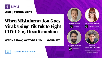 When Misinformation Goes Viral: Using TikTok to Fight COVID-19 Disinformation