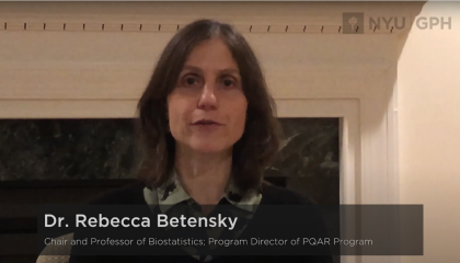 Dr. Rebecca Betensky, Chair and Professor of Biostatistics