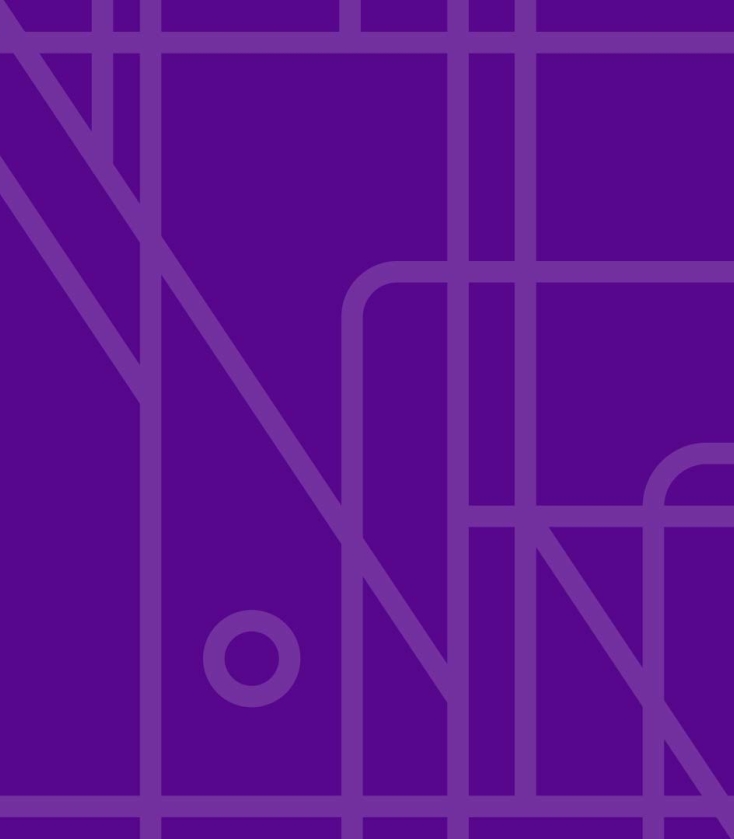 Violet background with urban grid design