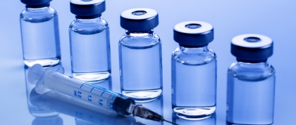 Vaccine and syringe