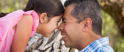 Father and daughter