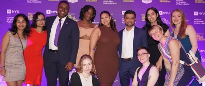 Alumni and board members at the NYU GPH 2023 Graduation Gala