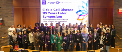 Group photo from the Sickle Cell Disease Symposium