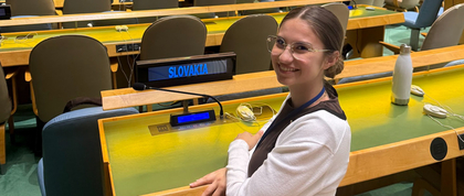 Karolína Gogoláková at the United Nations